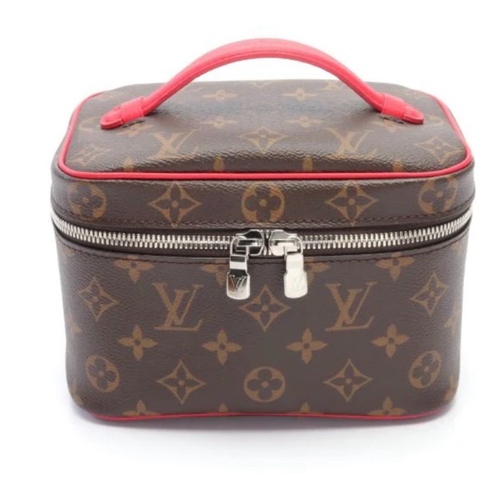 Louis Vuitton Vanity Bag w/ red lining